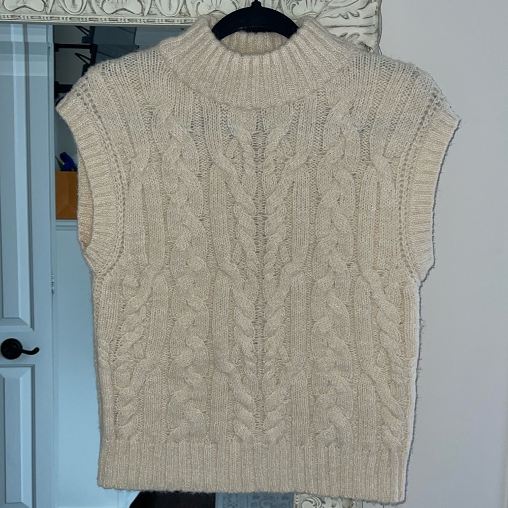Cable Knit Vest